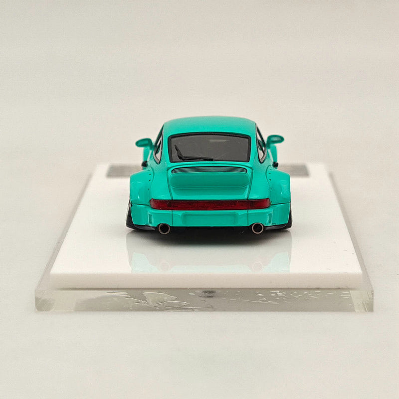 1/64 SH Porsche 964 RWB RAUH-Welt BEGRIFF Green Resin Diecast Models Car