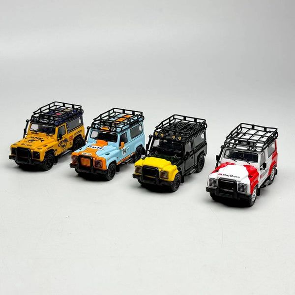 Pre-sale Master 1:64 Land Rover Defender 90 Diecast Toys Car Models Miniature Hobby Collectible Gifts With Accessories