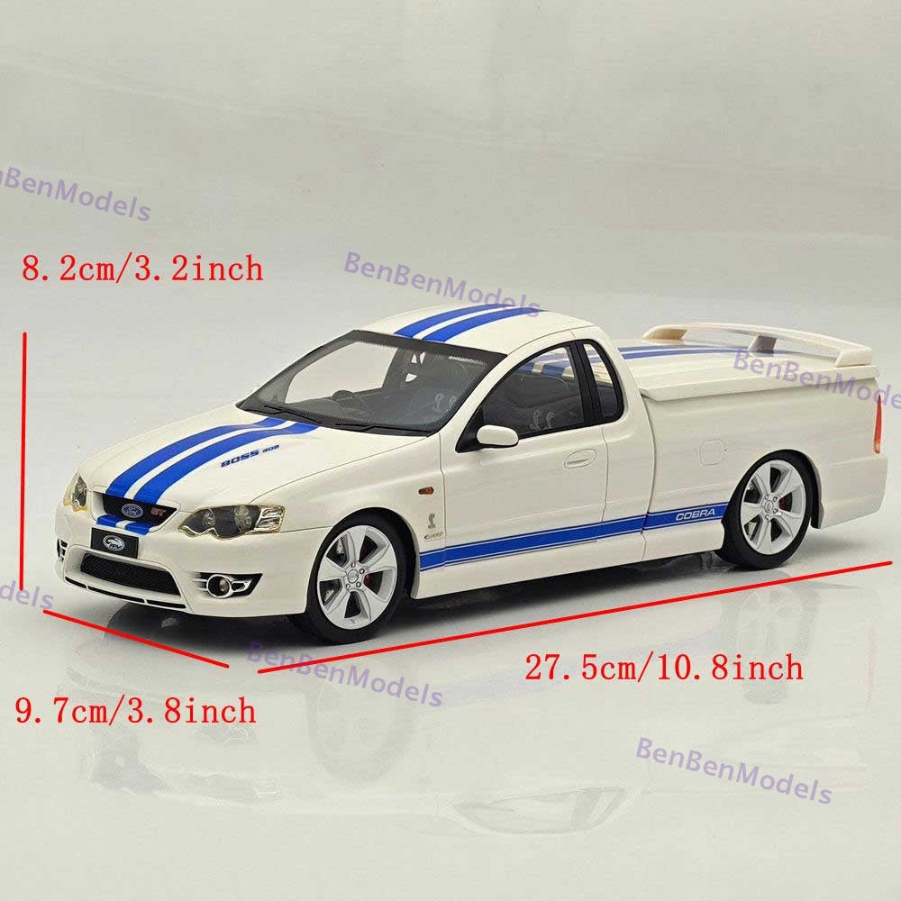 1:18 Ford BF GT Cobra UTE White Cobra High Performance Pickup Model Limited