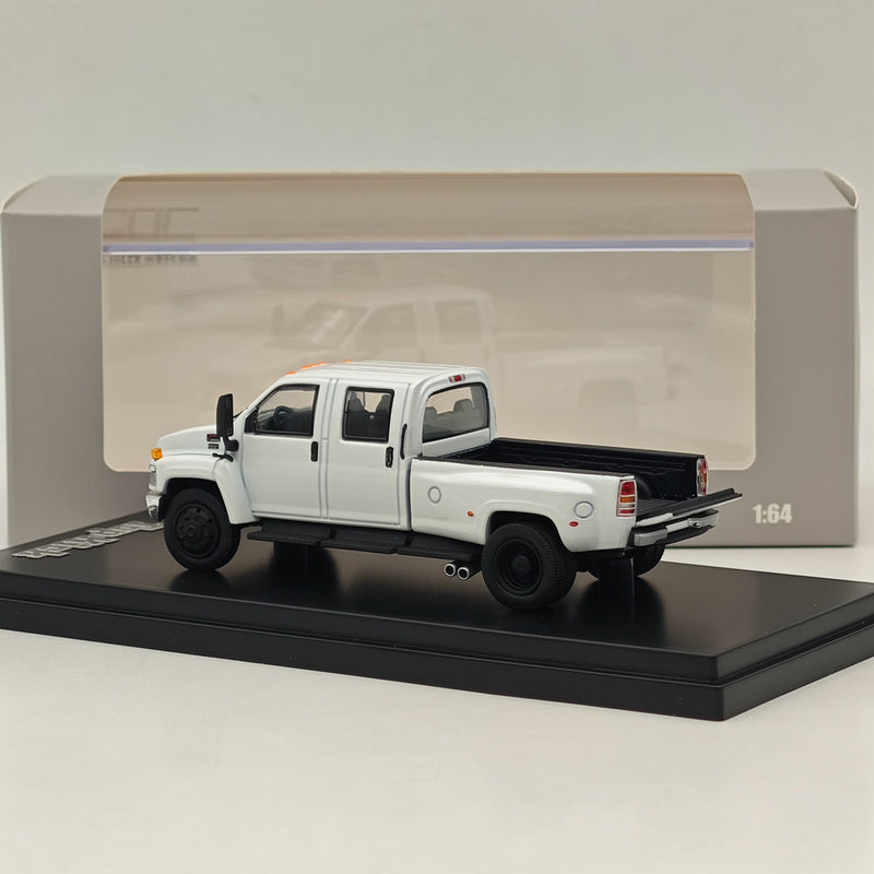 1/64 GOC Chevrolet Kodiac & GMC Topkick C4500 Pickup White Diecast Models Car