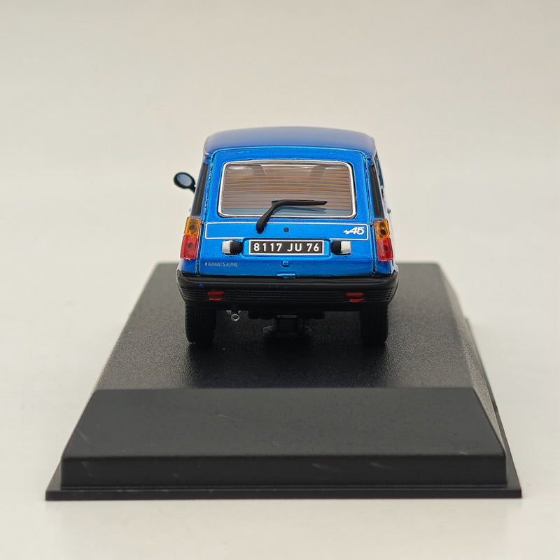 1/43 Norev Renault 5 Alpine 1977 Diecast Model Cars Limited Collection Blue