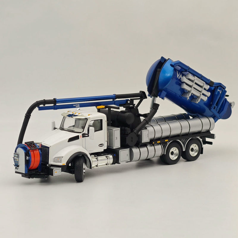 FIRST 1/50 Kenworth T880 with Vactor 2100i BLUE 50-3484 DIECAST Model Truck