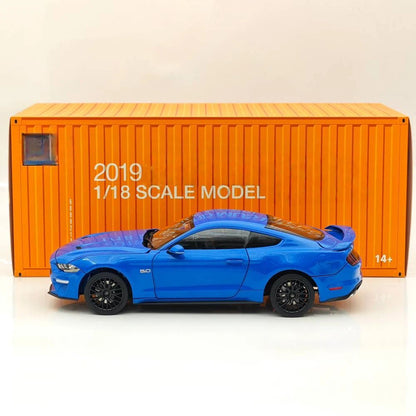 DM 1/18 2019 GT Blue RHD with Widebodykit Pack Diecast Model Car Miniature