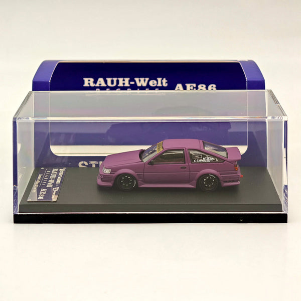 SW 1/64 RAUH-Welt RWB AE86 BELLEZZA Diecast Models Car Limited Collection Purple