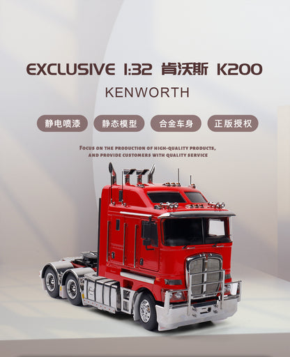 Kenworth K200 Kenworth Australia Heavy Truck Mop Head Exclusive 1:32 Alloy Trailer Model