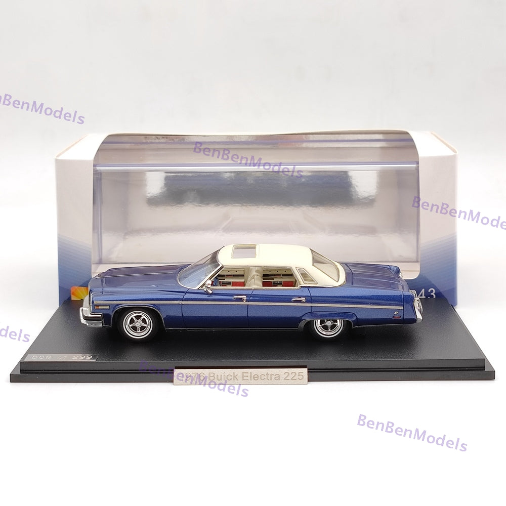 1/43 GLM Models Buick Electra 225 1976 #107202 Blue Resin Car Limited Collection