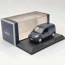 Norev – Peugeot Bipper Van bleu, modèles de voiture moulés sous pression, Collection de cadeaux de noël, 1/43