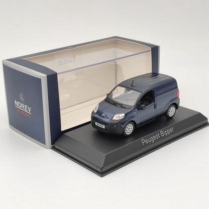 1/43 Norev Peugeot Bipper Van Blue Diecast Models Car Christmas Gift Collection In Stock - US
