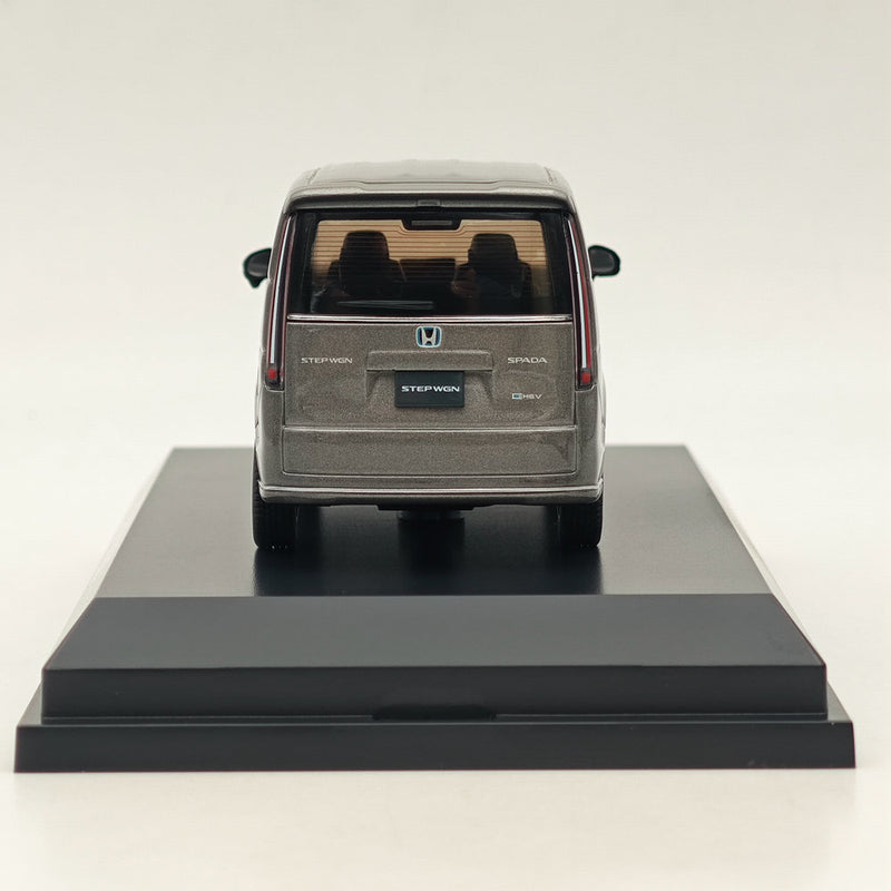 Hobby Japan 1/43 Honda STEP WGN e:HEV SPADA Super Platinum Gray (M） HJ432004GM