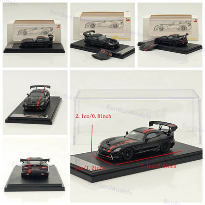 Hone Model 1:64 Dodge Viper ACR Racing Sports Diecast Model Car Collection