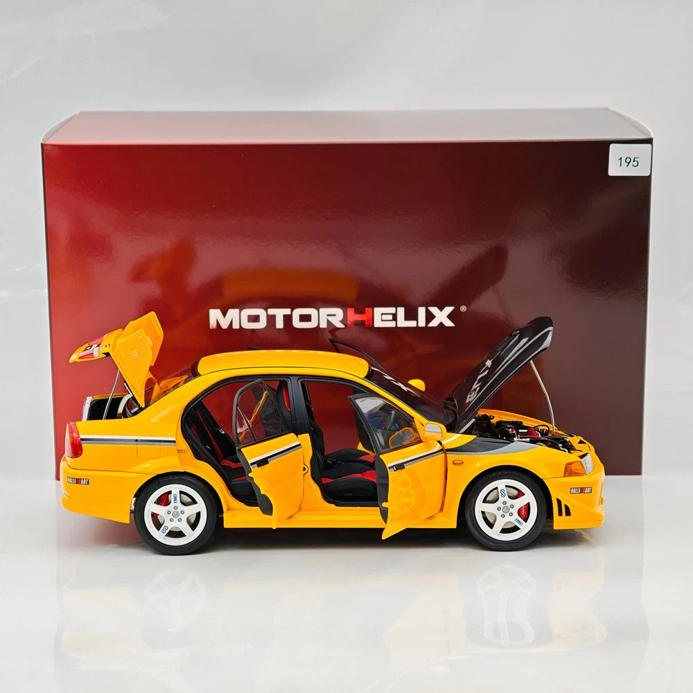 MOTORHELIX 1:18 Lancer Evolution VI GSR T.M.E. 6.5 Full Opening Diecast Model Car