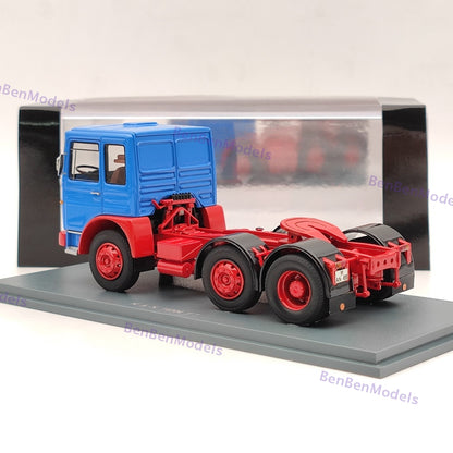 NEO 1/43 MAN 16304 F7 1968 Tractor Truck Blue Resin Model Car Limited Collection