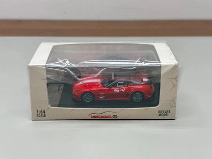 Rhino Model RM 1:64 599XX Racing Sports Model Diecast Metal Car with Openable Hood