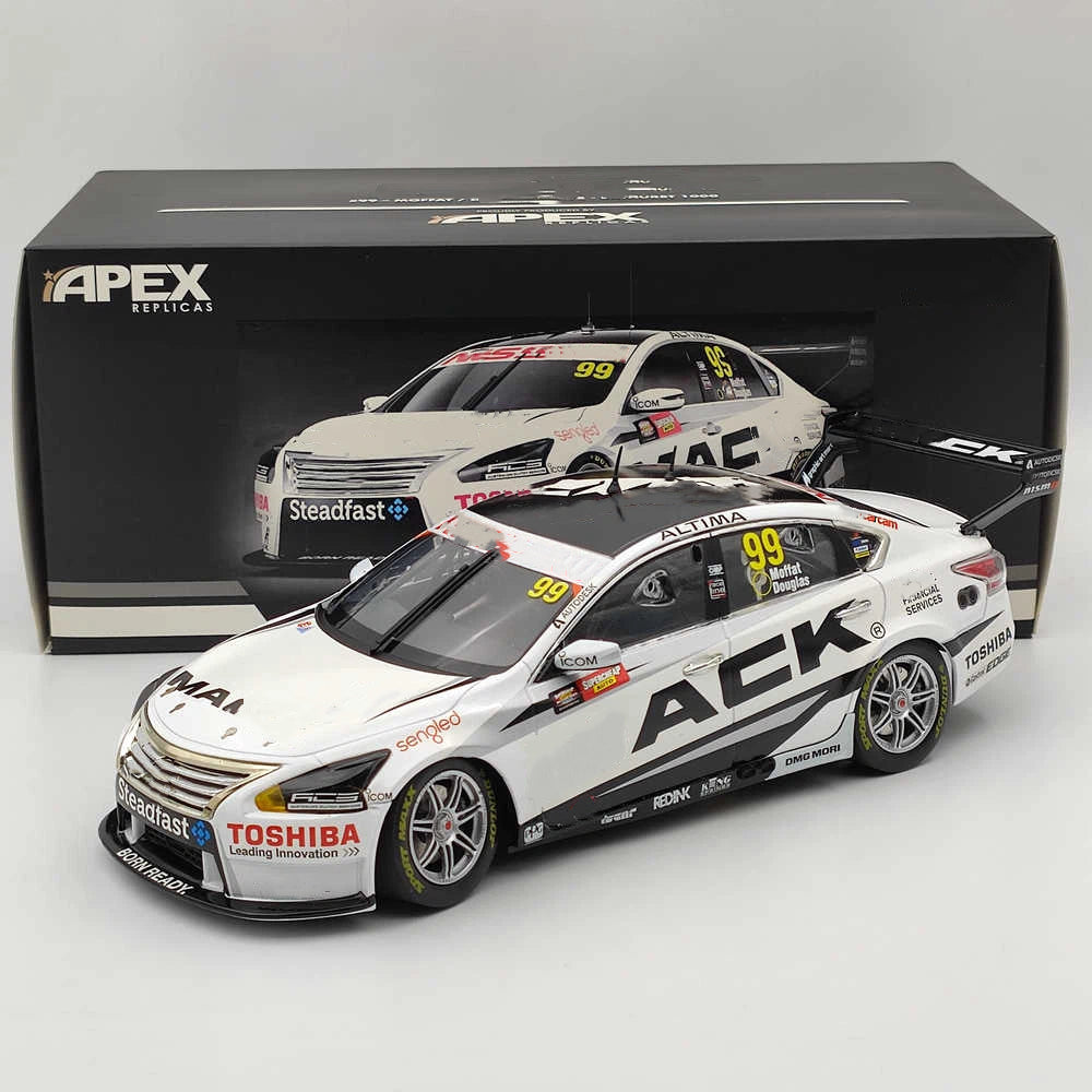 Apex 1/18 #99 - MOFFAT / DOUGLAS 2015 - BATHURST 1000 AD80813 Diecast Models Car Limited Collection