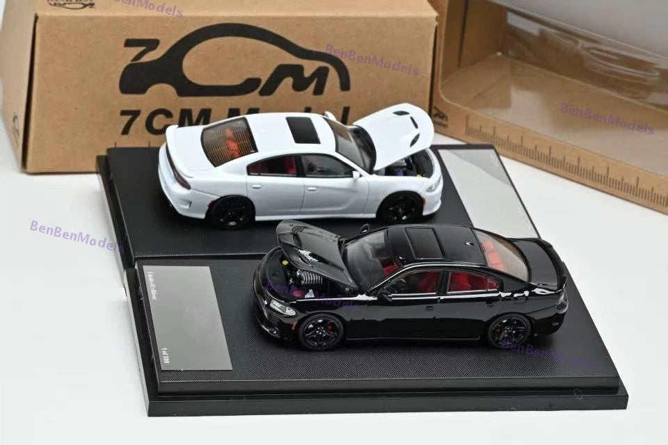 Pre-sale 7CM Model 1:64 2023 Chargr Hellcat Diecast Model Car Limited Collection