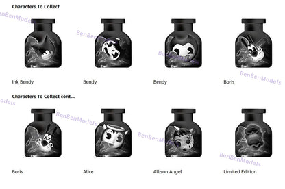Bendy and the Ink Machine Ink Slime with Mystery Figure Head-Assorted Blind Jar