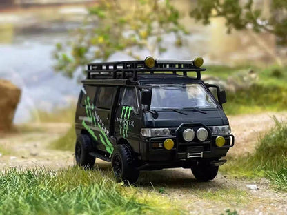 Autobots Models 1:64 for Delica 4X4 Star Wagon Van Diecast Toys Car Miniature Vehicle Hobby Collectible Gifts