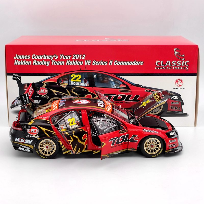 Classic 1:18 James Courtney's 2012 Holden VE Series II Commodore #22 18501 Diecast Collectible Model Used