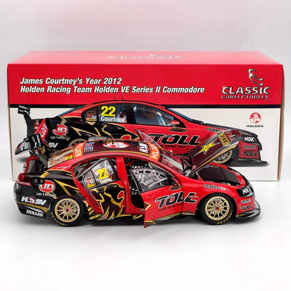 Classic 1:18 James Courtney's 2012 Holden VE Series II Commodore #22 18501 Diecast Collectible Model Used