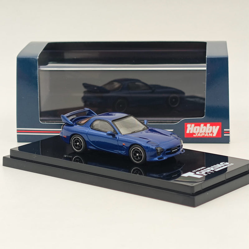 1/64 Hobby Japan Mazda RX-7 FD3S A-Spec. HJ643007DBL Innocent Blue Mica Diecast