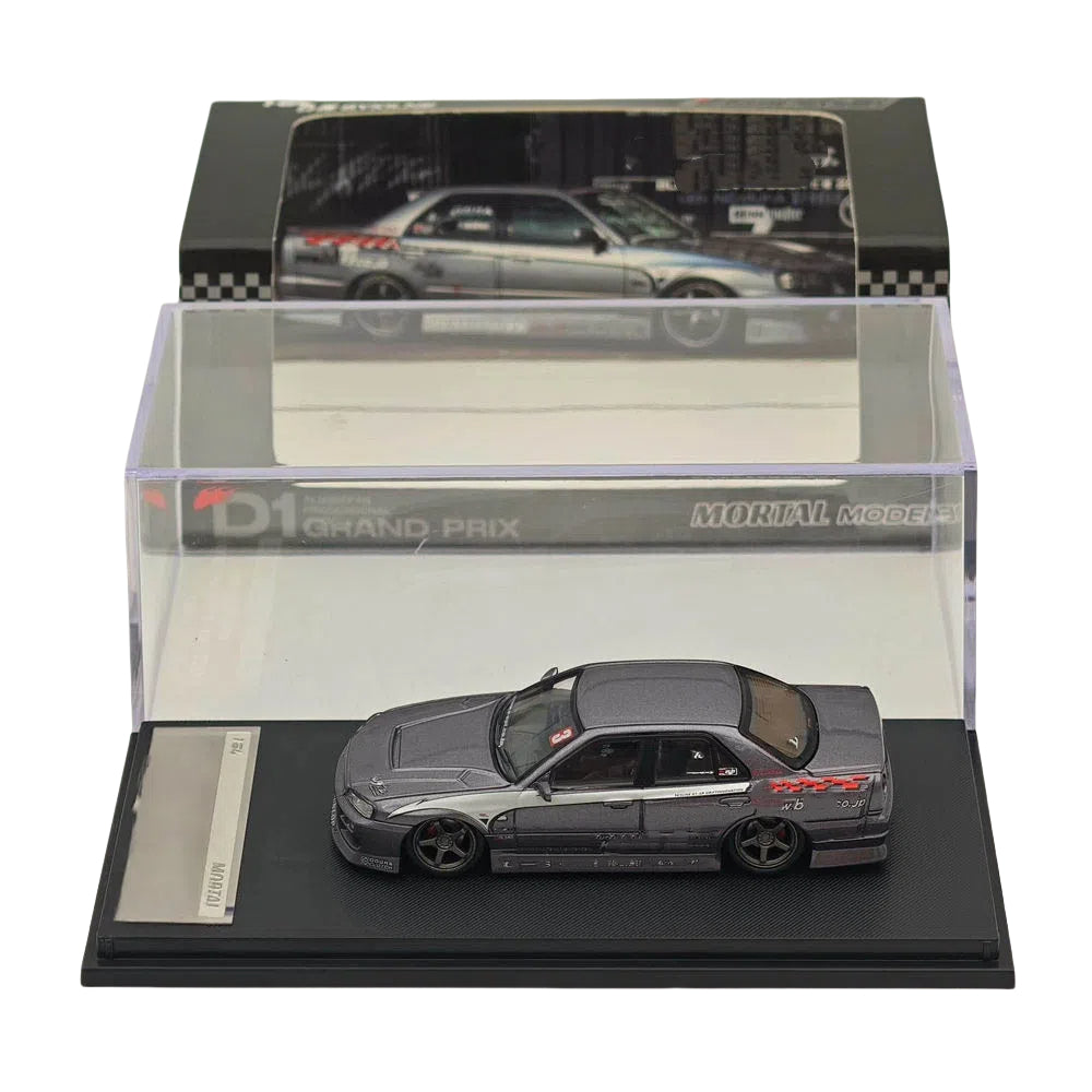 MORTAL 1:64 BLITZ D1 SKYLINE ER34 URAS K5-660R MODEL-J STYLE Drift Car Edition Miniature Diecast Toys Car Models Hobby Collection Gifts