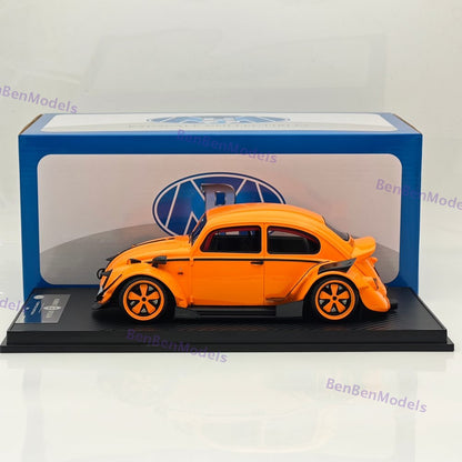 1/18 Volkswagen VW Beetle RWB Robert Design Orange Resin Model Car Limited