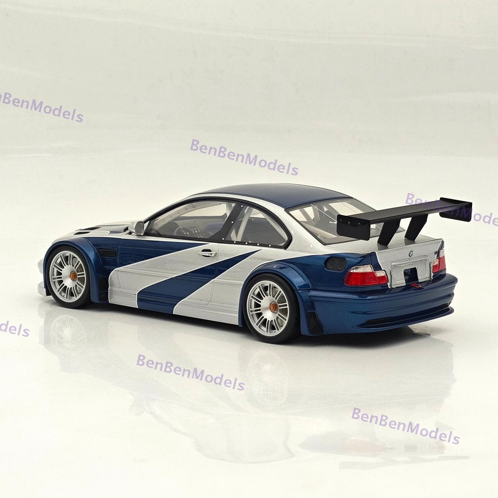 Pre-sale SW 1:18 BMW M3 GTR E46 Need For Speed Limited Edition Resin Model Car Collectible Gifts