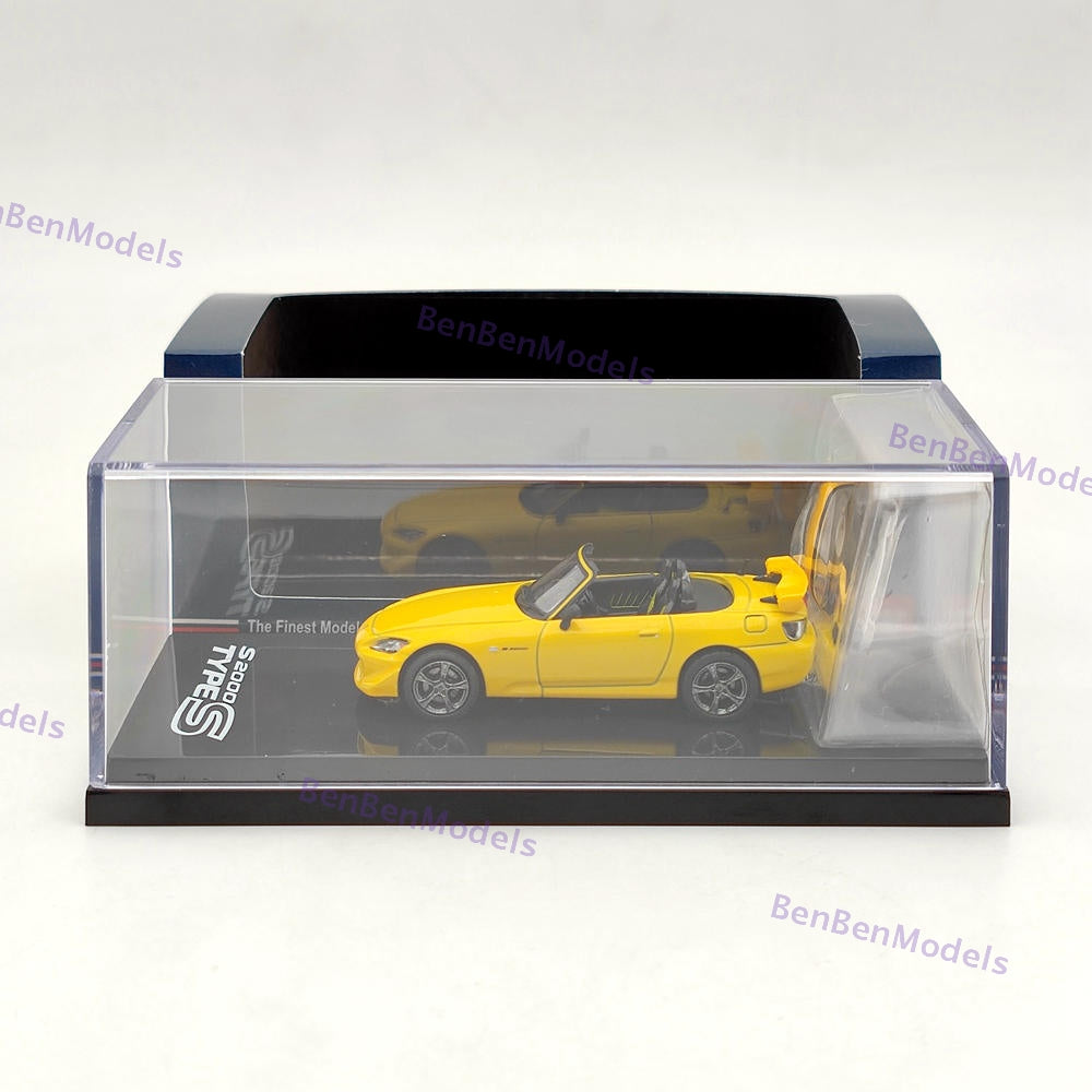 1/64 Hobby Japan S2000 Type S (AP2) New Indy Yellow Diecast Model HJ641020SY