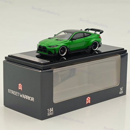 1:64 SW BMW M4 G82 Green Sports Diecast Models Car Limited Collection Gift