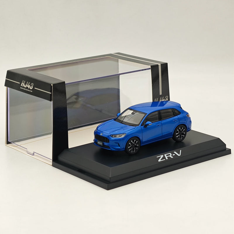 Hobby Japan 1/43 Honda ZR-V e:HEV Premium Crystal Blue (M) HJ431005PBL Diecast Model Car Limited Collection