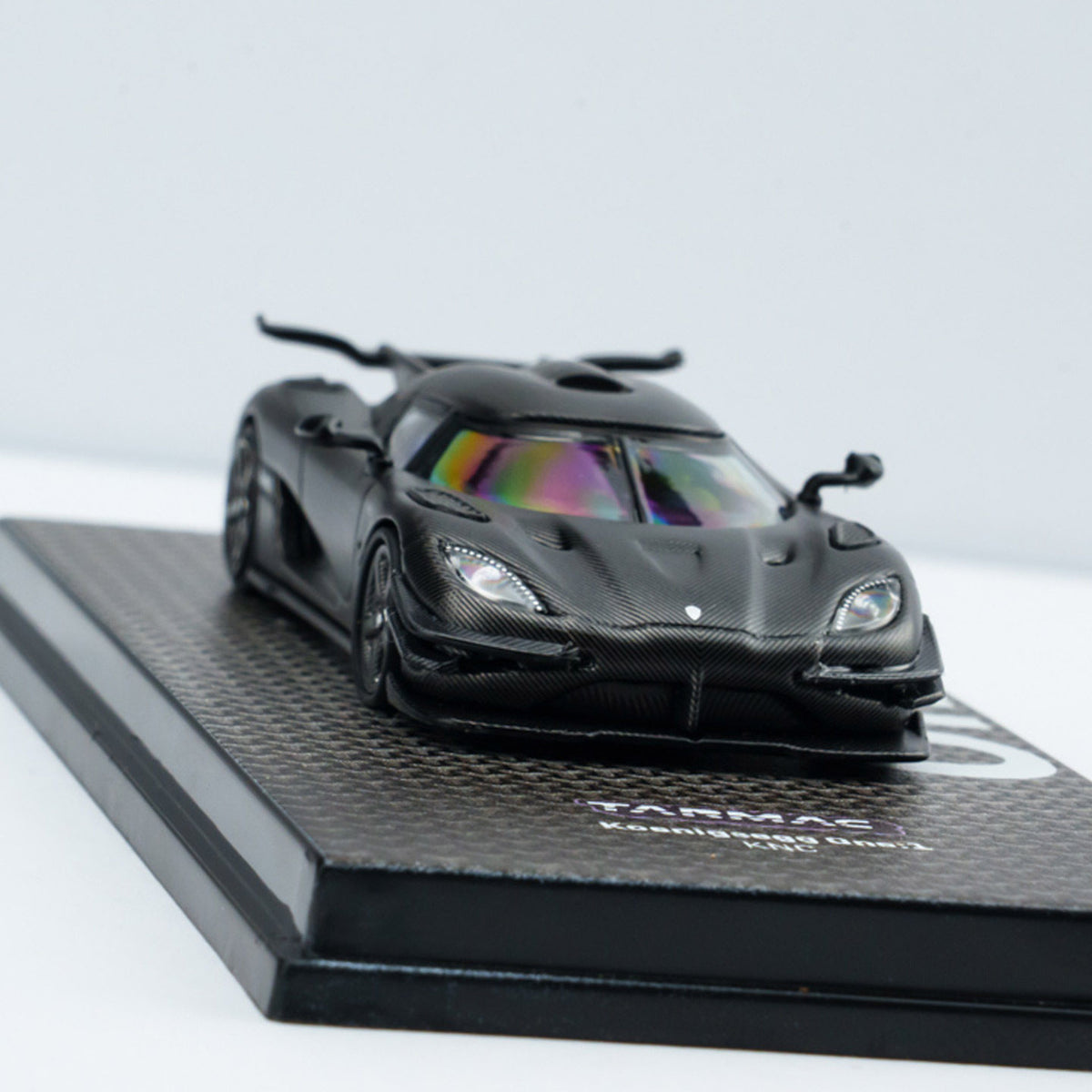 TW 1:64 Coniseger One 1 KNC Full Carbon Black Coniseger Alloy Car Model