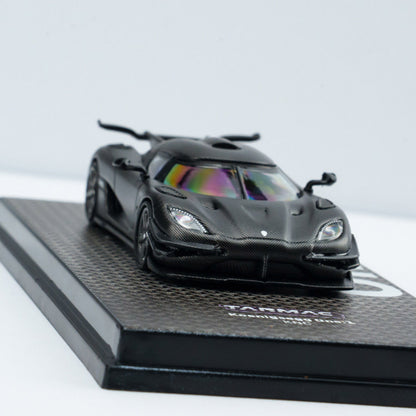 TW 1:64 Coniseger One 1 KNC Full Carbon Black Coniseger Alloy Car Model