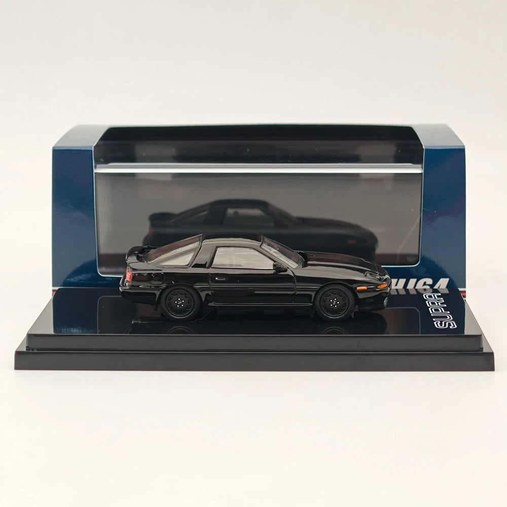 1:64 Hobby Japan SUPRA A70 3.0GT TURBO A Black alloy car model HJ642026ABK