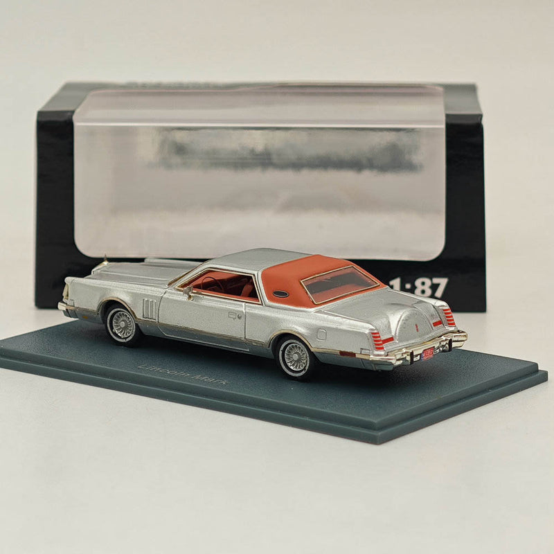 NEO SCALE MODELS 1/87 Lincoln Continental Mark V Resin Car Limited Silver