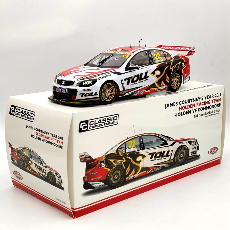 Classic 1/18 James Courtney's 2013 Toll  Holden VF Commodore