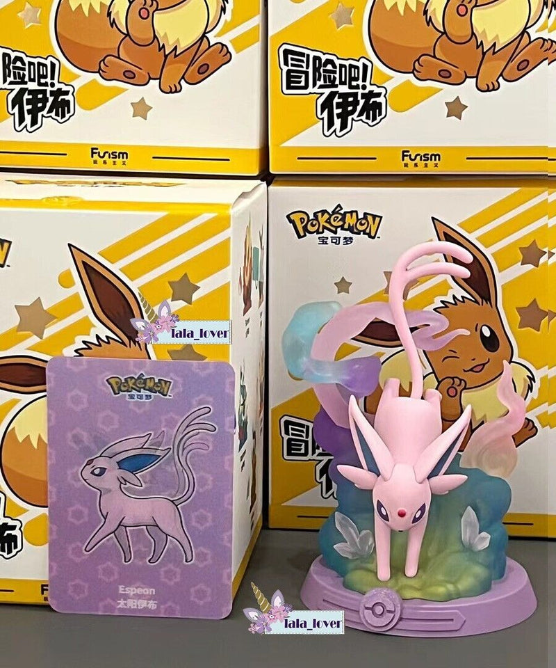 Funism Pokémon Eevee Evolution Adventure Series 2 Case of 9 Blind Boxes Sylveon