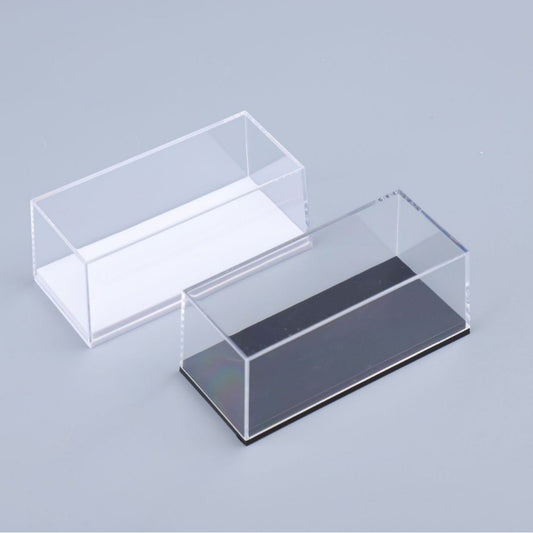 1:87 Transparent Acrylic Model Display Box Hand-Made Toy Storage Box Car Dust Cover Model Blind Box Wholesale