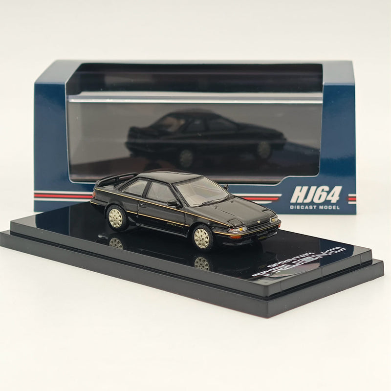 Hobby Japan 1/64 Toyota SPRINTER TRUENO GT APEX Limited AE92 Black Metallic HJ642060BK Diecast Model Car