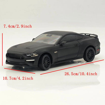 DM 1/18 2019 GT Matte Black LHD with Widebodykit Pack Diecast Model Car Miniature