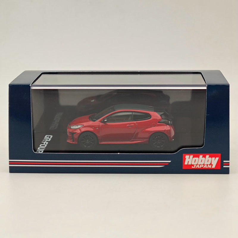 Hobby Japan 1:64 Toyota GR-Four YARIS RZ High performance Emotional Red ll HJ642024HR Diecast Models Car Collection