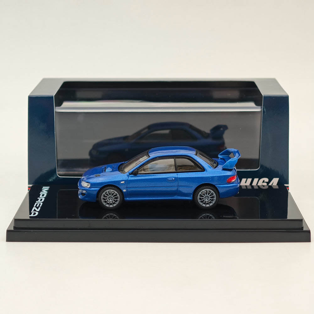 Hobby Japan 1:64 Impreza 22B STi GC8 Euro Custom Blue HJ644041ABL Diecast model