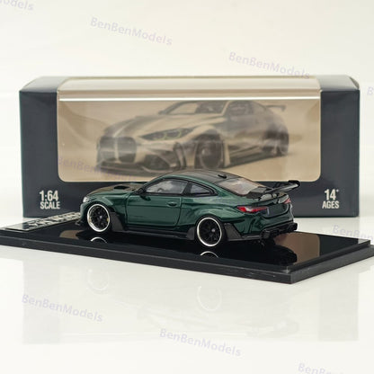 1:64 SW BMW M4 G82 Sports Model Diecast Toys Car Models Collection Limited 499