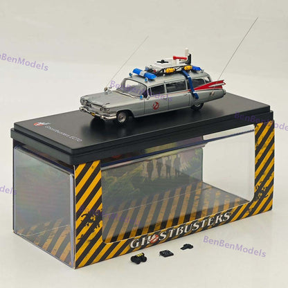 1:64 YS Ghostbusters Ecto-1 Varnish Diecast Model Minicar Limited