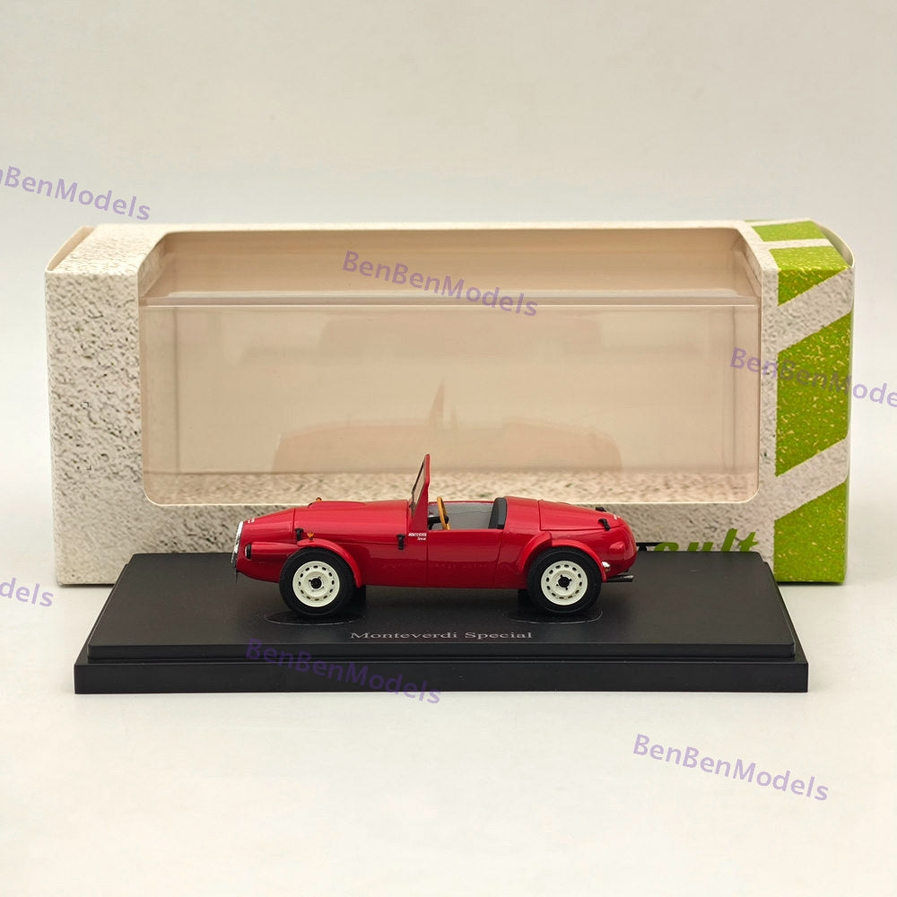 1/43 Autocult Monteverdi Special Sedan Switzerland 1950 Resin Model Car Red