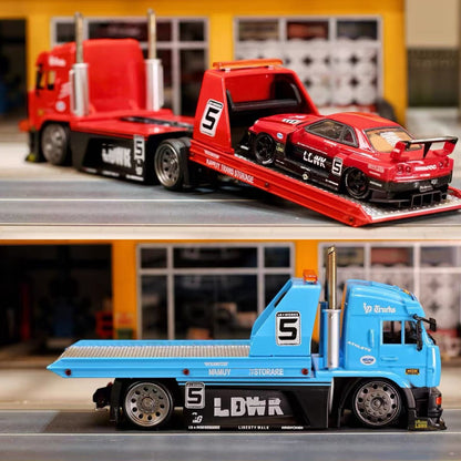 SW 1:64 KamaZ Modified Trailer LBWK Paint Scheme Extended Tailgate Limited Diecast Model Car