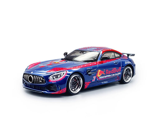 1:64 SCALEON Benz AMG GTR Racing Livery Sports Car Malaysia Limited Diecast Toys Model Gift