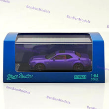 1:64 SH Dodge SRT Hellcat Muscle Sports Model Purple Diecast Metal Car Miniature