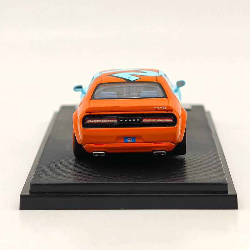 1:64 Fine works Dodge SRT Hellcat Muscle Sports Gulf Diecast Models Car