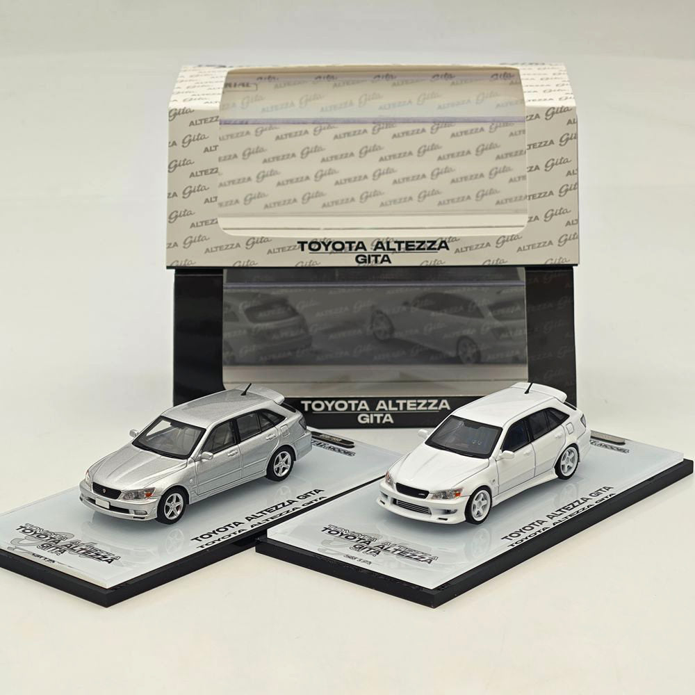 Mortal 1:64 TOYOTA ALTEZZA GITA ELIXIR Trailer Set JDM Alloy Diecast Car Models Collectible Gifts 999 PCS