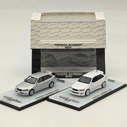 Mortal 1:64 TOYOTA ALTEZZA GITA ELIXIR Trailer Set JDM Alloy Diecast Car Models Collectible Gifts 999 PCS